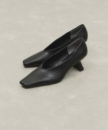 ADAM ET ROPE' | 変形ヒール甲深パンプス(パンプス)