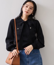 VIS | ニットリボン付きプルオーバー(ニット/セーター)