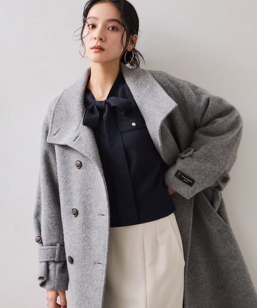 VIS（ビス）の「ニットリボン付きプルオーバー（ニット/セーター・レディース・オフホワイト/ブラック/ブルー系その他・FREE）」の20枚目の写真