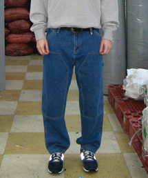 PLAC（プラック）の「oam.factory x PLAC ステップ K30 ミッドブルー（デニムパンツ）」