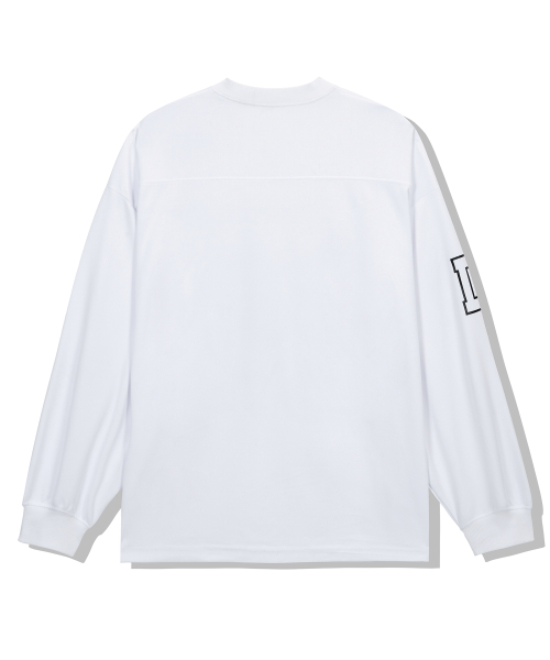 DRIX(ドリックス)の「ラグビーオーバーサイズジャージロングスリーブ_ホワイト(Tシャツ/カットソー・メンズ・その他・MEDIUM/LARGE/X-LARGE/XX-LARGE)」の5枚目の写真