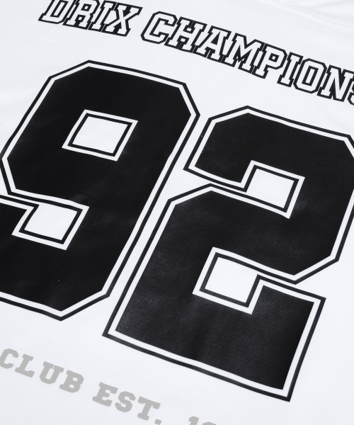DRIX(ドリックス)の「ラグビーオーバーサイズジャージロングスリーブ_ホワイト(Tシャツ/カットソー・メンズ・その他・MEDIUM/LARGE/X-LARGE/XX-LARGE)」の7枚目の写真