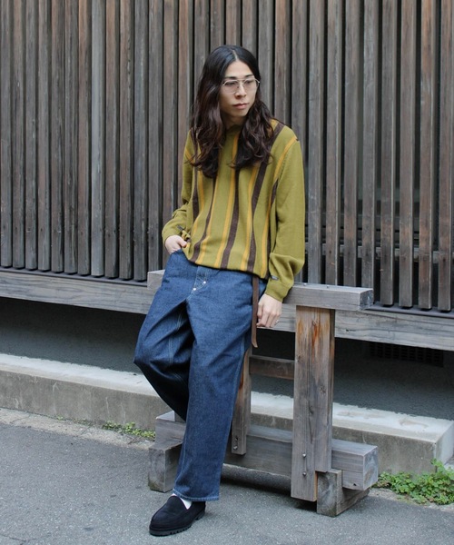 THE INOUE BROTHERS(ザイノウエブラザーズ)の「THE INOUE BROTHERS / ザ イノウエブラザーズ Collar Neck Sweater(ニット/セーター・メンズ・ベージュ系その他/カーキ・MEDIUM/LARGE)」の10枚目の写真