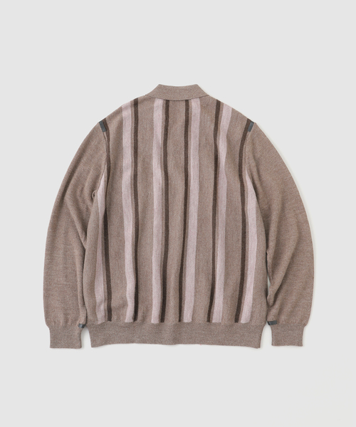 THE INOUE BROTHERS(ザイノウエブラザーズ)の「THE INOUE BROTHERS / ザ イノウエブラザーズ Collar Neck Sweater(ニット/セーター・メンズ・ベージュ系その他/カーキ・MEDIUM/LARGE)」の7枚目の写真