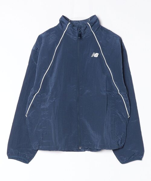 NEW BALANCE(ニューバランス)の「スポーツレガシージャケット(ナイロンジャケット・レディース・ネイビー・SMALL/MEDIUM/LARGE/X-LARGE)」の7枚目の写真