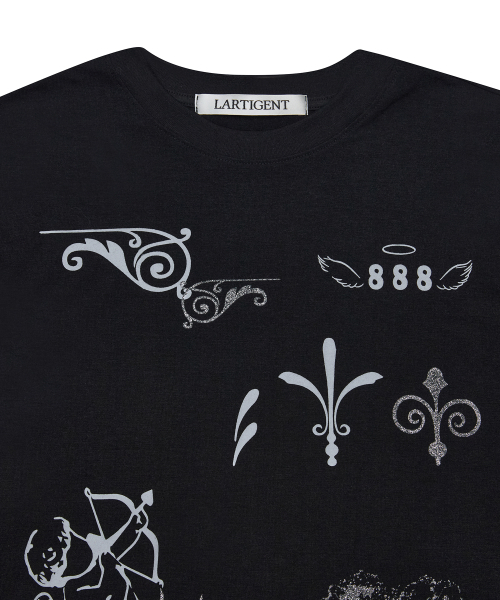 LARTIGENT（ラーティゼン）の「L19 ANGEL T-SHIRT(BLACK)（Tシャツ/カットソー・レディース・その他・FREE）」の4枚目の写真