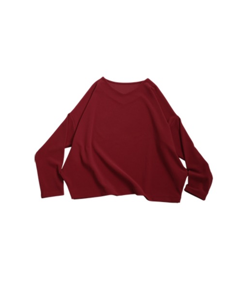 antiqua(アンティカ)の「シュッと美 起毛 リブ トップス(Tシャツ/カットソー・レディース・ブルー/ブラック系その他/グレー系その他/ブラック/アイボリー/レッド系その他/レッド/パープル系その他/ベージュ系その他/ホワイト系その他/パープル/ブルー系その他/ベージュ/ダークグレー・ONESIZE)」の17枚目の写真