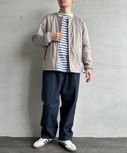 DANTON/ダントン] ナイロンタフタ インサレーションノーカラー