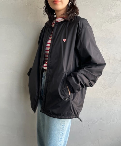 DANTON/ダントン] ナイロンタフタ インサレーションノーカラー