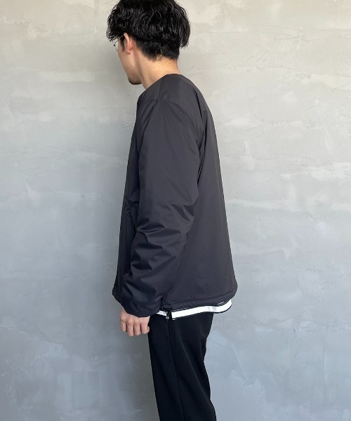 DANTON/ダントン] ナイロンタフタ インサレーションノーカラー