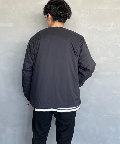 DANTON/ダントン] ナイロンタフタ インサレーションノーカラー