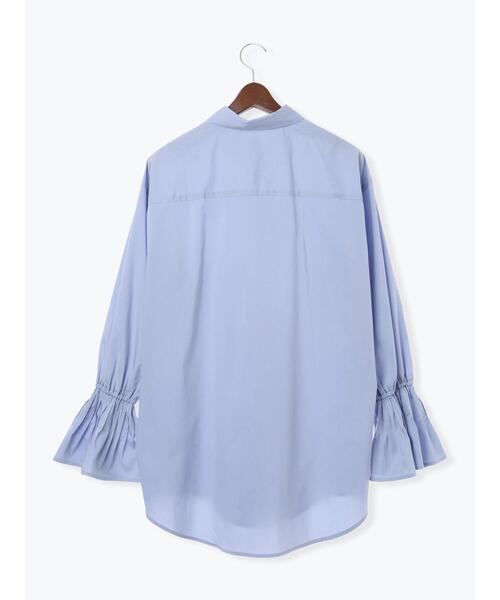 Te chichi(テチチ)の「【宮本茉由着用】ピンタックフレアカフスシャツ(シャツ/ブラウス・レディース・オフホワイト/サックスブルー・F)」の21枚目の写真