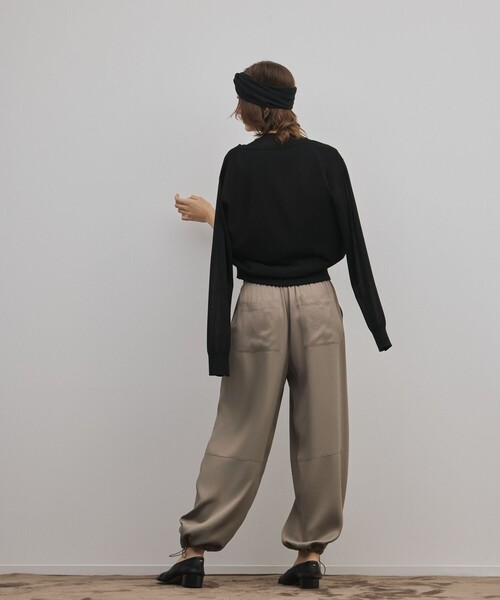 Diagram(ダイアグラム)の「マットサテンバレルパンツ(その他パンツ・レディース・カーキ/ブラック・36)」の20枚目の写真