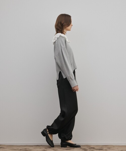 Diagram(ダイアグラム)の「マットサテンバレルパンツ(その他パンツ・レディース・カーキ/ブラック・36)」の13枚目の写真