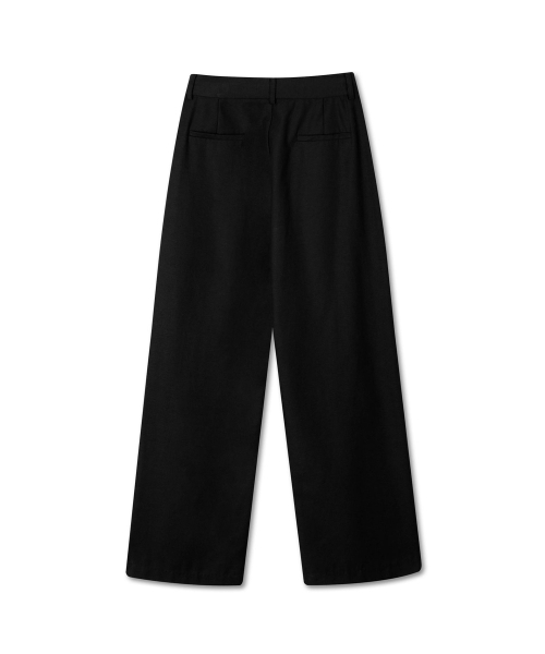 MICHIKO LONDON(ミチコ ロンドン)の「ボリュームタックワイドスラックスマットブラック(スラックス・レディース・その他・SMALL/MEDIUM/LARGE)」の5枚目の写真
