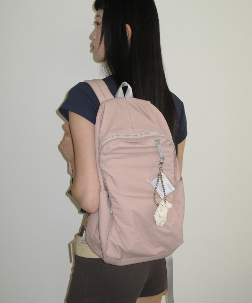 POTE(ポテ)の「0002 HideSlot Classic Backpack_Powder Pink(バックパック/リュック・レディース・その他・FREE)」の1枚目の写真