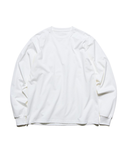 SOPHNET.（ソフネット）の「LUSTER COTTON ESSENTIAL L/S TEE（Tシャツ/カットソー・メンズ・ブラウン/ホワイト/ブラック・1/2/3/4/5）」の3枚目の写真