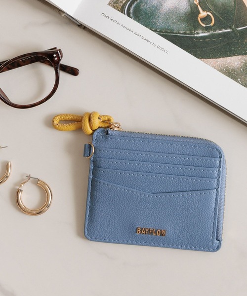 BAYFLOW(ベイフロー)の「ノットハンドルフラグメントケース(財布・レディース・ブラック/アイボリー/ブルー・FREE)」の3枚目の写真