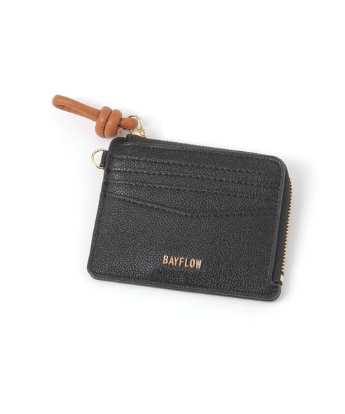BAYFLOW(ベイフロー)の「ノットハンドルフラグメントケース(財布・レディース・ブラック/アイボリー/ブルー・FREE)」の4枚目の写真