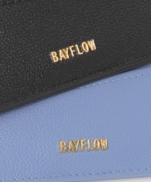 BAYFLOW(ベイフロー)の「ノットハンドルフラグメントケース(財布・レディース・ブラック/アイボリー/ブルー・FREE)」の14枚目の写真