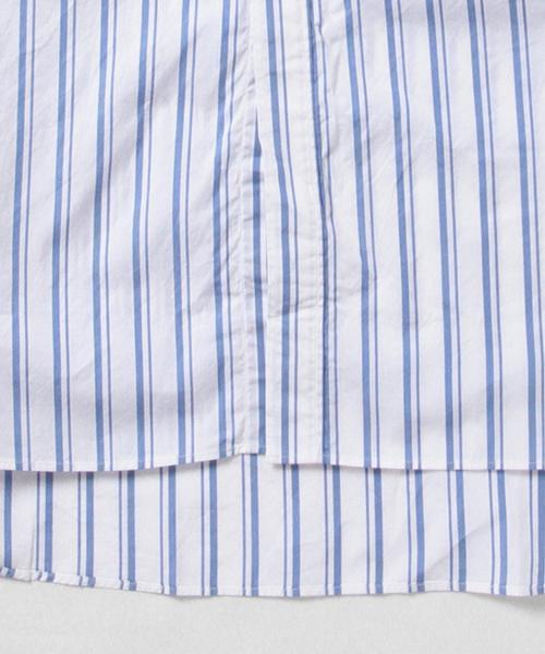 BEAMS BOY（ビームスボーイ）の「BEAMS BOY / タイプライター レギュラー ワンピース（シャツワンピース・レディース・ホワイト/ブルー/ネイビー・ONE SIZE）」の12枚目の写真