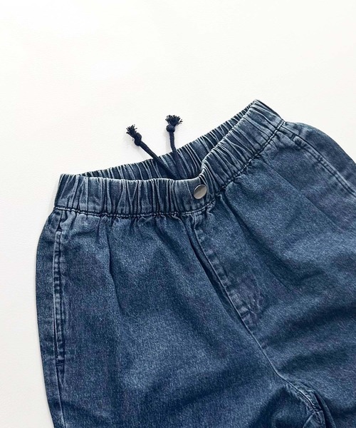 SHISKY(シスキー)の「ケミカルウォッシュ デニム ハーフパンツ(デニムパンツ・キッズ・ブルー/ブラック・110/120/130/140/150/160)」の6枚目の写真