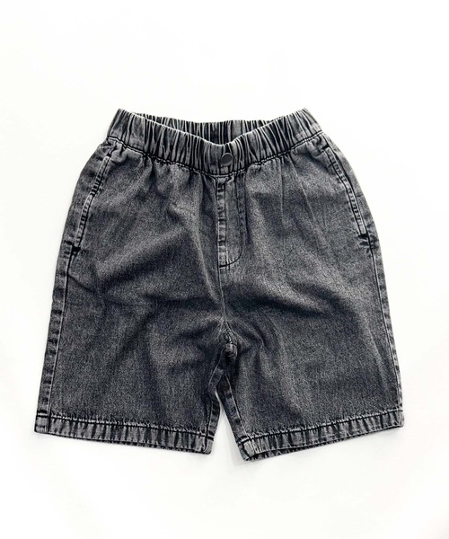 SHISKY(シスキー)の「ケミカルウォッシュ デニム ハーフパンツ(デニムパンツ・キッズ・ブルー/ブラック・110/120/130/140/150/160)」の7枚目の写真
