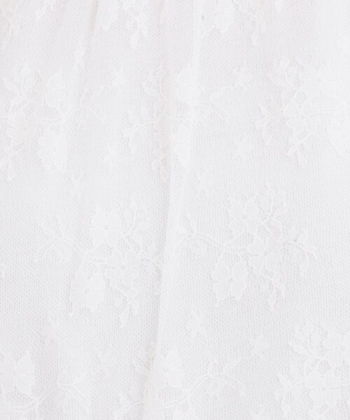 index(インデックス)の「フリルハイネックレーストップス【洗濯機OK】(シャツ/ブラウス・レディース・オフホワイト/ブラック/ベージュ系その他7・42/40/38/36)」の7枚目の写真