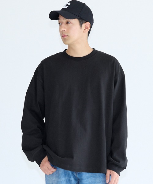 coca(coca)(コカ)の「ベーシックヘビーウェイトロンT(Tシャツ/カットソー・メンズ・ライトグレー/ブラック/ホワイト/ライトベージュ・M/XL/L/S)」の3枚目の写真
