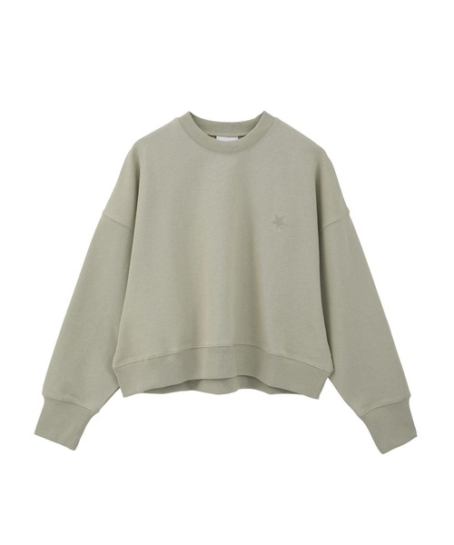 CONVERSE TOKYO(コンバーストウキョウ)の「BACK SPINDLE LOGO SWEAT(スウェット・レディース・ブルー/セージグリーン/杢グレー/ブラック/ピンク/アイボリー・FREE)」の15枚目の写真