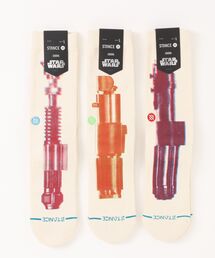 STANCE（スタンス）の「【STANCE/スタンス】SABER CREW BOX SET　ロゴクルーソックスボックスセット  / おしゃれなギフトに最適！ /　STAR WARS(スターウォーズ）コラボ（ソックス/靴下）」