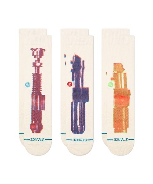 STANCE（スタンス）の「【STANCE/スタンス】SABER CREW BOX SET　ロゴクルーソックスボックスセット  / おしゃれなギフトに最適！ /　STAR WARS(スターウォーズ）コラボ（ソックス/靴下・メンズ・マルチ・LARGE）」の2枚目の写真