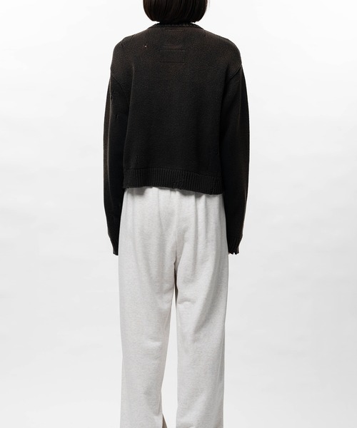 Maison MIHARA YASUHIRO(メゾンミハラヤスヒロ)の「Dinosaur Jacquard Knit Cardigan(カーディガン/ボレロ・レディース・ブラック/ベージュ・36/38)」の6枚目の写真