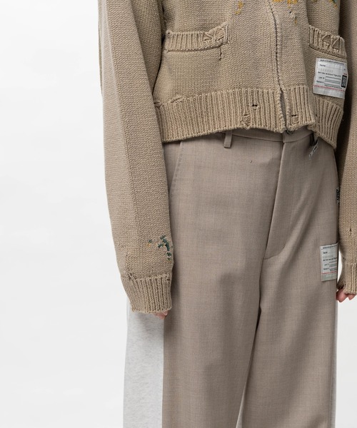 Maison MIHARA YASUHIRO(メゾンミハラヤスヒロ)の「Dinosaur Jacquard Knit Cardigan(カーディガン/ボレロ・レディース・ブラック/ベージュ・36/38)」の18枚目の写真
