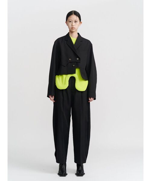 UN3D.（アンスリード）の「SIDE PLEATS PANTS / サイドプリーツパンツ（その他パンツ・レディース・ブラック/グレー・36/38）」の19枚目の写真