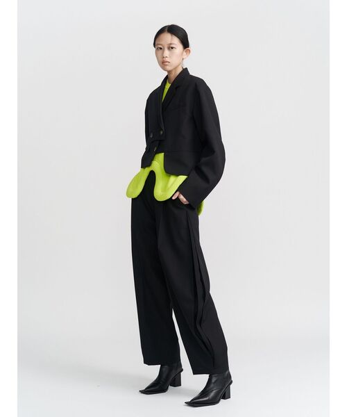 UN3D.（アンスリード）の「SIDE PLEATS PANTS / サイドプリーツパンツ（その他パンツ・レディース・ブラック/グレー・36/38）」の16枚目の写真