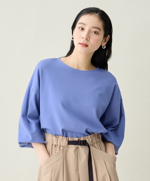 ANY(エニィ)の「タックスリーブプルオーバー(Tシャツ/カットソー・レディース・ホワイト系/ピンク系/ブラック系/ダルブルー系/ライトグレー系・X-LARGE)」の13枚目の写真