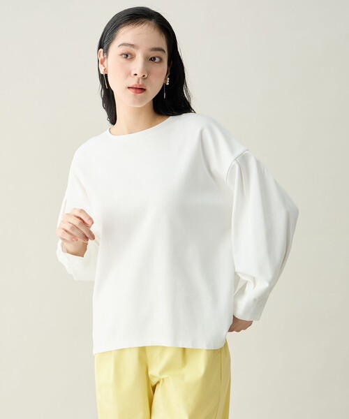 ANY(エニィ)の「タックスリーブプルオーバー(Tシャツ/カットソー・レディース・ホワイト系/ピンク系/ブラック系/ダルブルー系/ライトグレー系・X-LARGE)」の18枚目の写真