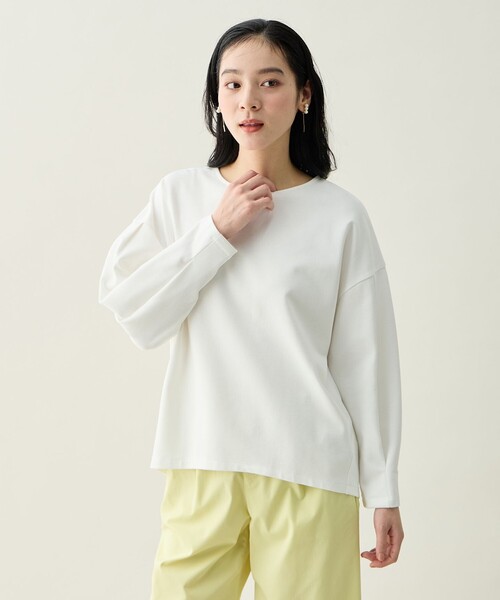 ANY(エニィ)の「タックスリーブプルオーバー(Tシャツ/カットソー・レディース・ホワイト系/ピンク系/ブラック系/ダルブルー系/ライトグレー系・X-LARGE)」の19枚目の写真