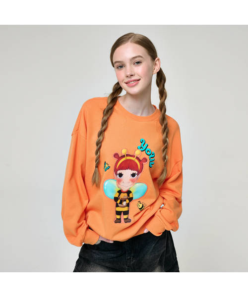 YOUK SHIM WON(ユクシムウォン)の「ハニービコスチュームマンツーマン F ガットンイ(スウェット・レディース・その他・FREE)」の1枚目の写真