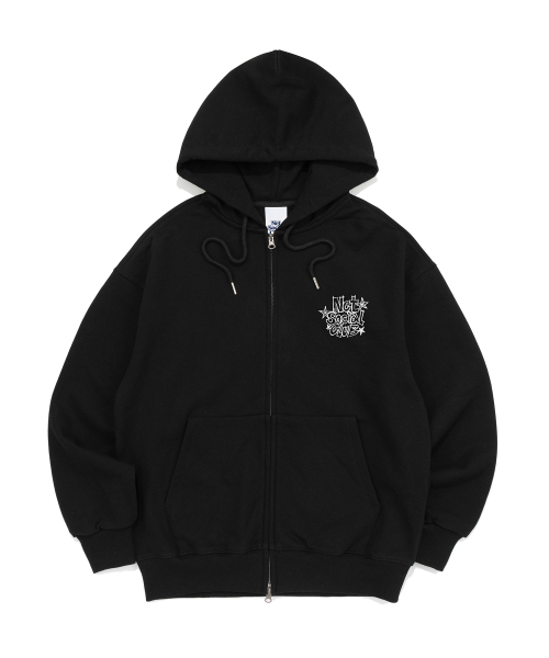 BLACK STAR パーカー ブラック BLACK STAR BLACK ジップパーカー BLACK STAR BLACK ジップパーカー