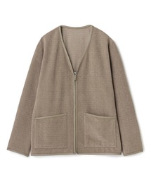 MEN'S BIGI | シアーメッシュスエード ジップカーディガン＜通気性＞＜ストレッチ＞(カーディガン/ボレロ)