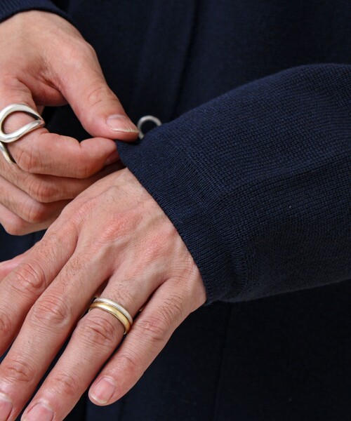 GLOSTER（グロスター）の「【品よく羽織れる】COACH KNITカーデ（カーディガン/ボレロ・メンズ・ベージュ/ブラック/ダークネイビー・S/M/L）」の13枚目の写真