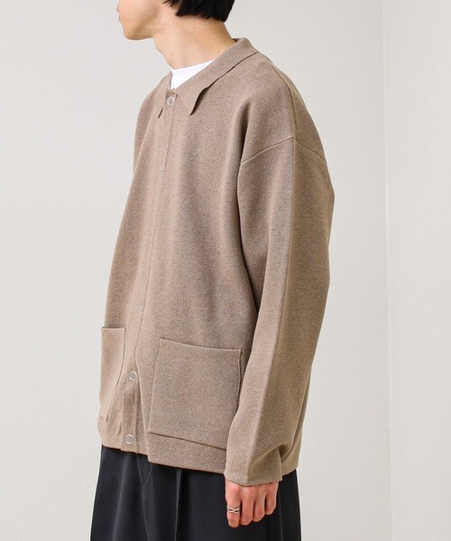 GLOSTER（グロスター）の「【品よく羽織れる】COACH KNITカーデ（カーディガン/ボレロ・メンズ・ベージュ/ブラック/ダークネイビー・S/M/L）」の18枚目の写真