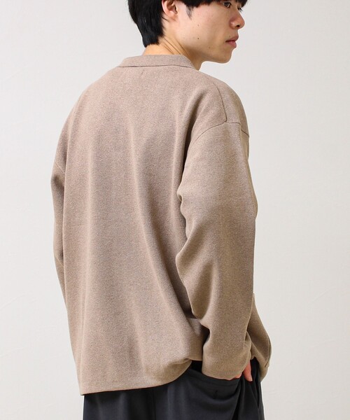 GLOSTER（グロスター）の「【品よく羽織れる】COACH KNITカーデ（カーディガン/ボレロ・メンズ・ベージュ/ブラック/ダークネイビー・S/M/L）」の19枚目の写真