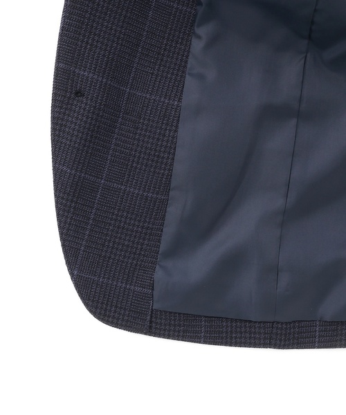 petit main（プティマイン）の「【フォーマル】チェックJK+ハーフパンツセット（スーツセット・キッズ・ネイビー・110cm/130cm/120cm）」の16枚目の写真