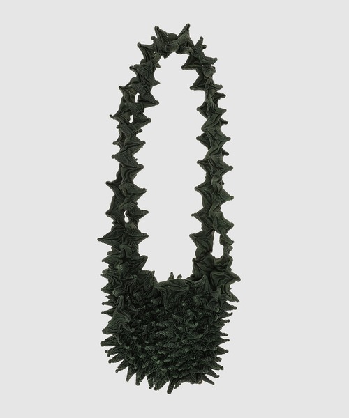 MASU（エムエーエスユー）の「SPIKY SHOPPING BAG（ショルダーバッグ・メンズ・モスグリーン/ブラウン・ONESIZE）」の5枚目の写真