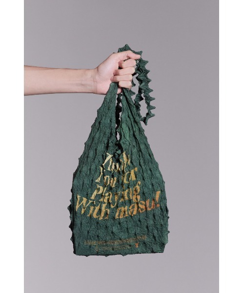 MASU（エムエーエスユー）の「SPIKY SHOPPING BAG（ショルダーバッグ・メンズ・モスグリーン/ブラウン・ONESIZE）」の3枚目の写真