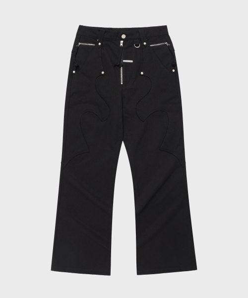 THEVINYLHOUSE(ザバイニルハウス)の「WESTERN BOOTS CUT PANTS BLACK(その他パンツ・メンズ・その他・S/M/L)」の3枚目の写真