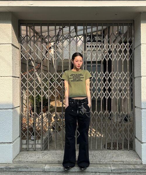 THEVINYLHOUSE(ザバイニルハウス)の「WESTERN BOOTS CUT PANTS BLACK(その他パンツ・メンズ・その他・S/M/L)」の12枚目の写真